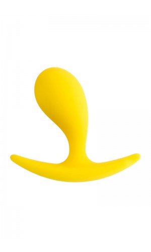 Анальная втулка TODO BY TOYFA BLOB, силикон, жёлтая, 5,5 см