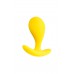 Анальная втулка TODO BY TOYFA BLOB, силикон, жёлтая, 5,5 см