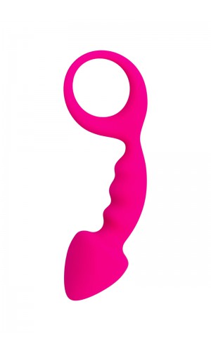 Анальная втулка TODO BY TOYFA BONG, силикон, розовая, 12,5 см