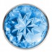 Анальная пробка DIAMOND LIGHT BLUE SPARKLE LARGE, металл