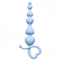 Анальная цепочка Begginers Beads, голубая