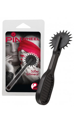 Колёсико с зубчиками Pin Wheel, чёрное
