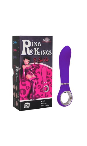 Вибратор Ring Kings G-Spot Vibe, 7 режимов, фиолетовый, 16 см
