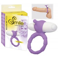 Эрекционное кольцо Smile Loop Vibr. Ring Purple