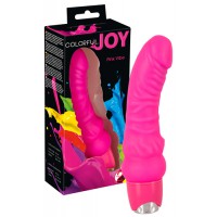 Реалистичный вибратор - Corolful Joy Pink Vibe, розовый, 18,...