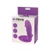 Вибростимулятор ToyFa A-toys, силикон, фиолетовый, 18 см