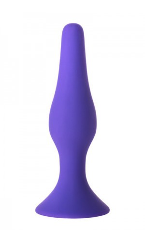 Анальная втулка Toyfa A-toys, силикон, фиолетовая, 12,5см