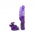 Вибратор-ротатор на присоске A-toys, фиолетовый, 22 см