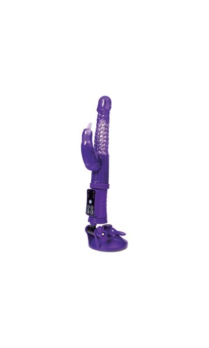 Вибратор-ротатор на присоске A-Toys, фиолетовый, 24см