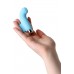 Вибронасадка на палец JOS DANKO для точки G, силикон, голубая, 9,5 см