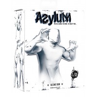 Кэтсьюит Asylum с маской на голову, белый, L/XL
