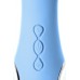 Вибратор с электростимуляцией PHYSICS GALVANI VIBE, силикон, голубой, 20,5 см