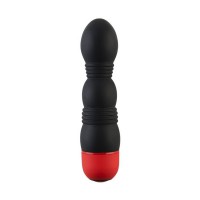Вибратор TOYFA Black&Red, 10 режимов, чёрный, 11,4 см