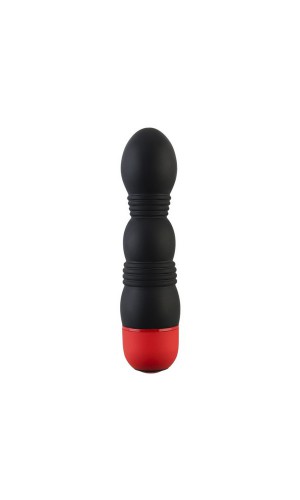 Вибратор TOYFA Black&Red, 10 режимов, чёрный, 11,4 см