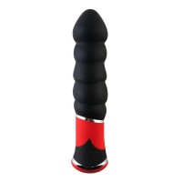 Вибратор TOYFA Black&Red, 10 режимов ,  чёрный, 11,4 см