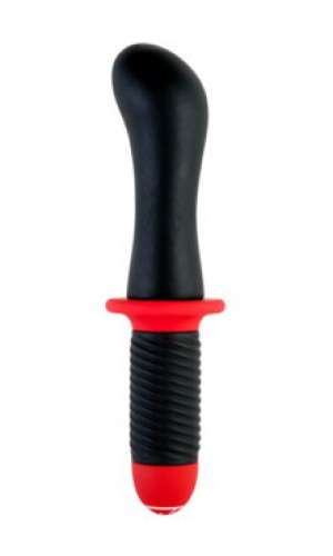 Вибратор TOYFA Black&Red, силиконовый, черный, 15 см