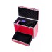 Секс-чемодан DIVA, WIGGLER с двумя насадками, металл, розовый, 17 см