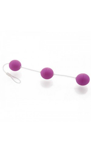 Анальные шарики Sexus, фиолетовые 19,5см