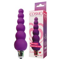 Вибромассажёр Cosmo из силикона, фиолетовый, 12 см