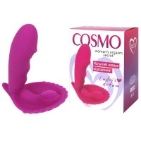 Вибромассажёр"Cosmo", 8 режимов, силикон, розовый, 10 см