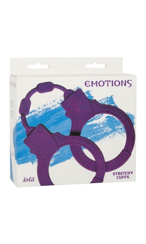 Силиконовые наручники Stretchy Cuffs Purple