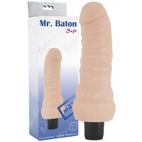 Вибратор  Mr.Baton Soft №11, телесный, 16 см