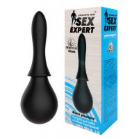 Анальный душ Sex Expert, силикон, чёрный