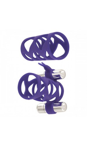 Насадка Double Tickler Sleeve Set Purple,силикон