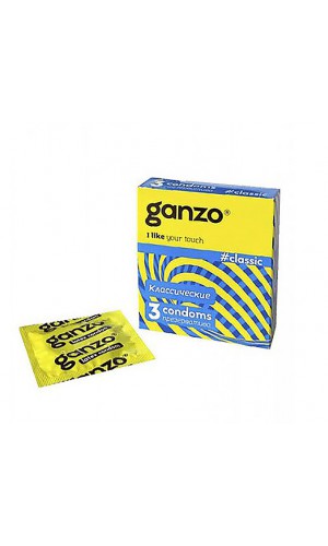 Презервативы GANZO CLASSIC № 3 классические с обильной смазкой 